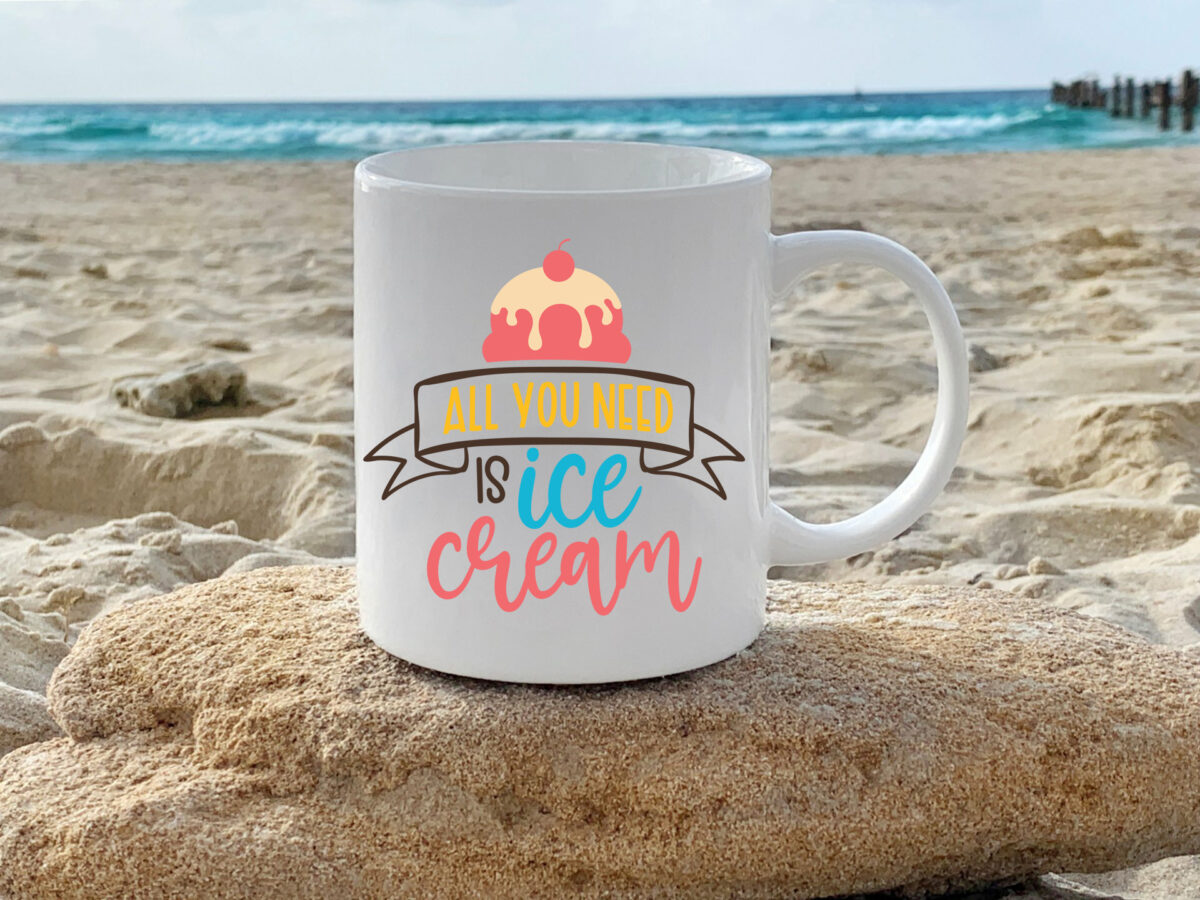 Koffiemok All you need is ice cream