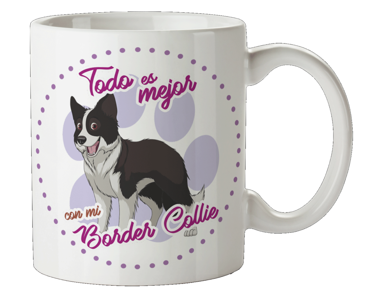 Koffiemok Border Collie
