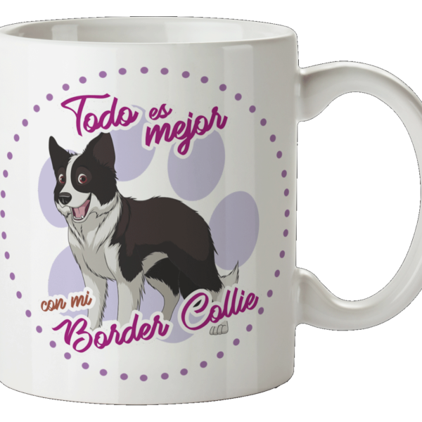 Koffiemok Border Collie