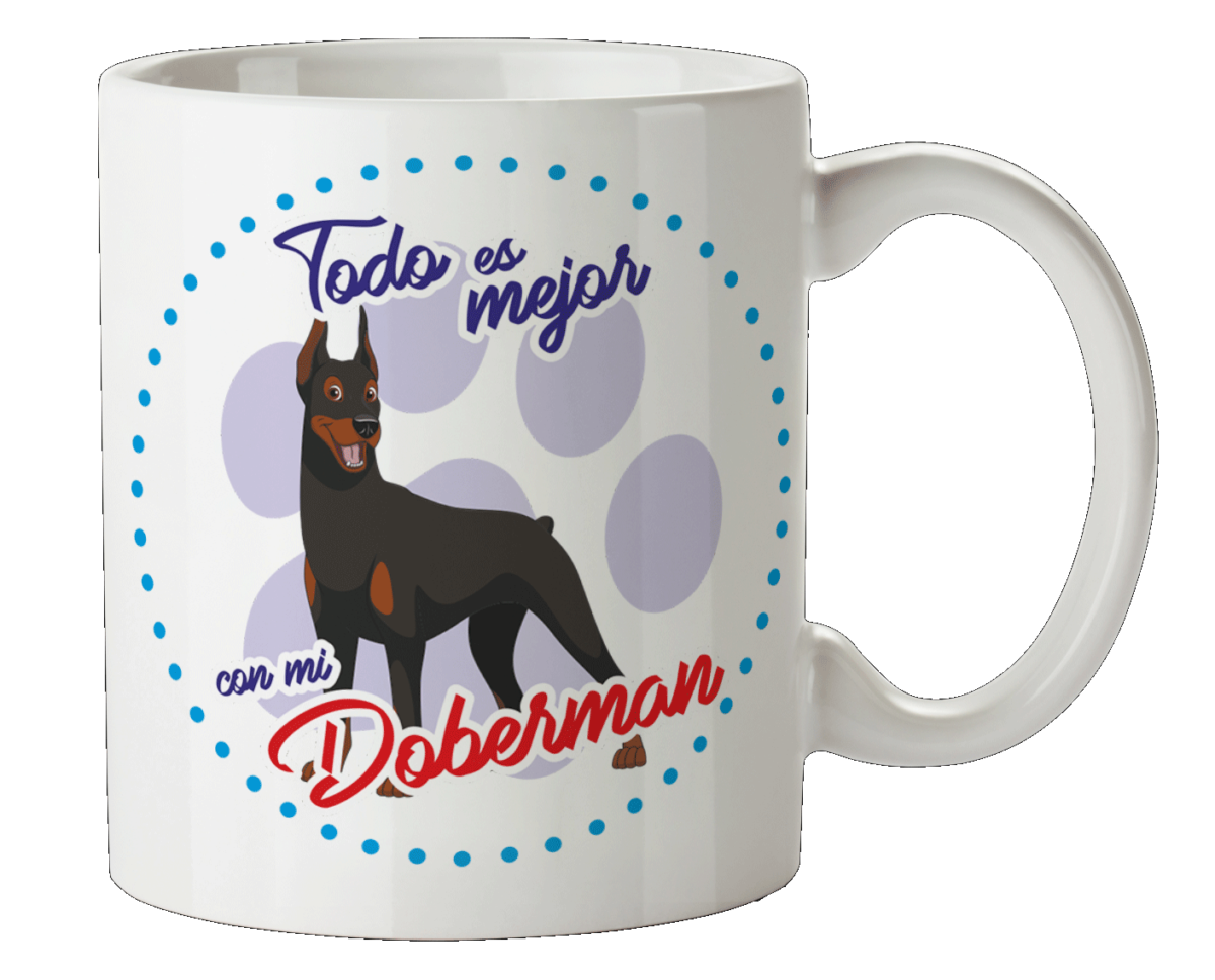 Koffiemok Doberman