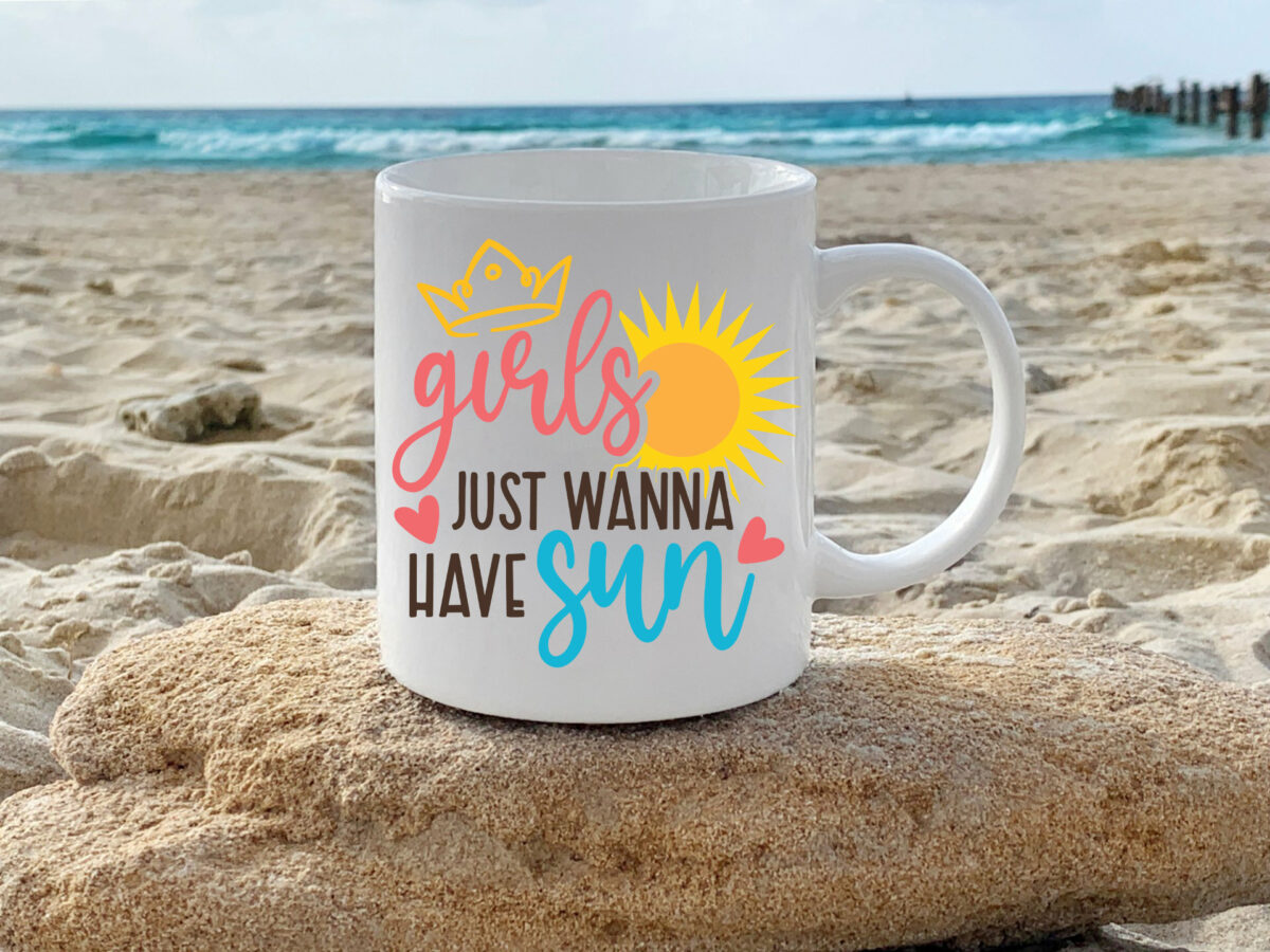 Koffiemok Girls just wanna have Sun