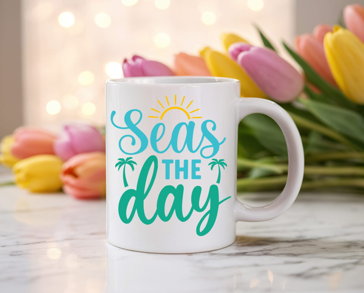 Koffiemok Seas the day