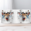 Koffiemok Kerst 3D Vrolijke giraf