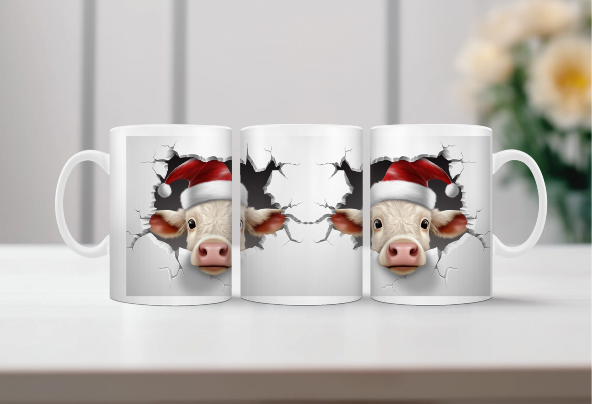 Koffiemok Kerst 3D Koetje