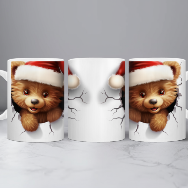 Koffiemok Kerst 3D Poes