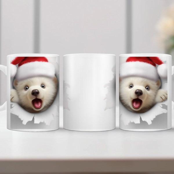 Koffiemok Kerst 3D IJsbeertje