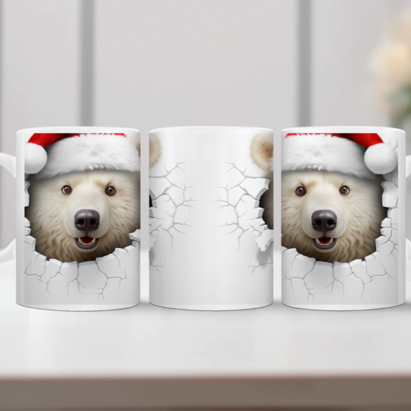Koffiemok Kerst 3D IJsbeer 1