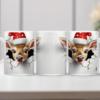 Koffiemok 3d kerstmok hert