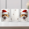 8 (2) Koffiemok Kerst 3D Wolfje