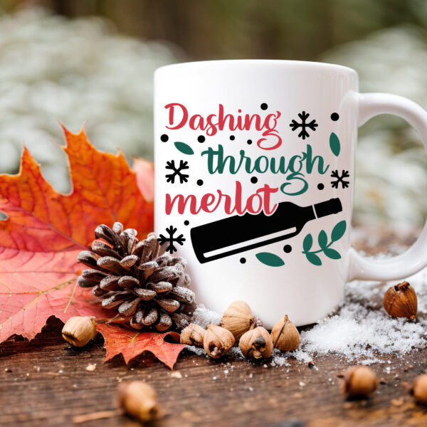 Kerstmok Dashing through merlot Kerstmok Dashing trough merlot