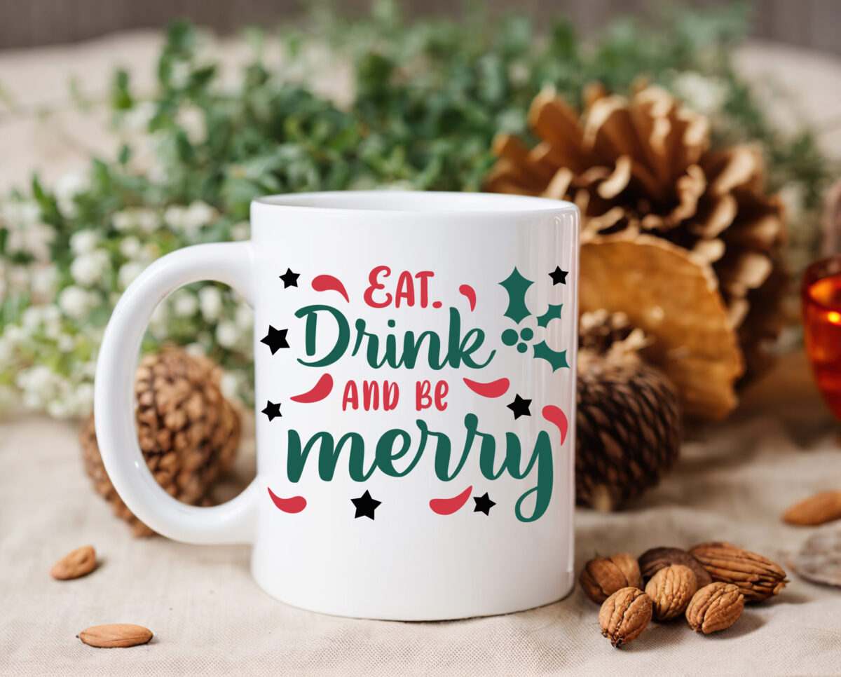 Kerstmok Eat drink and be merry