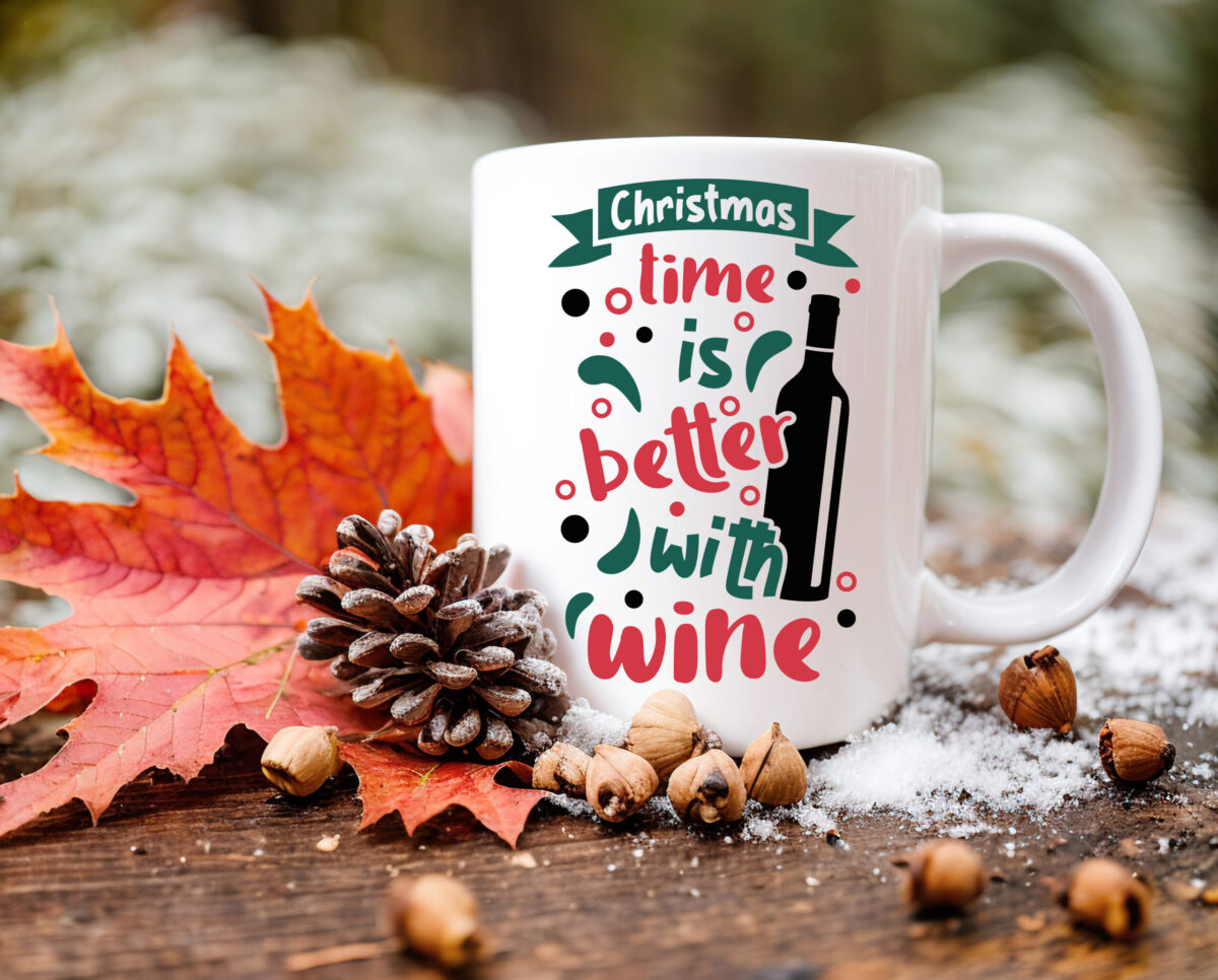 Kerstmok better with wine Kerstmok Better with wine