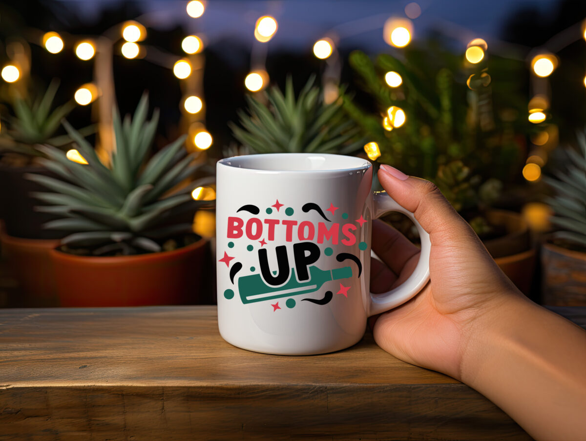 Kerstmok bottoms up Kerstmok Bottoms up