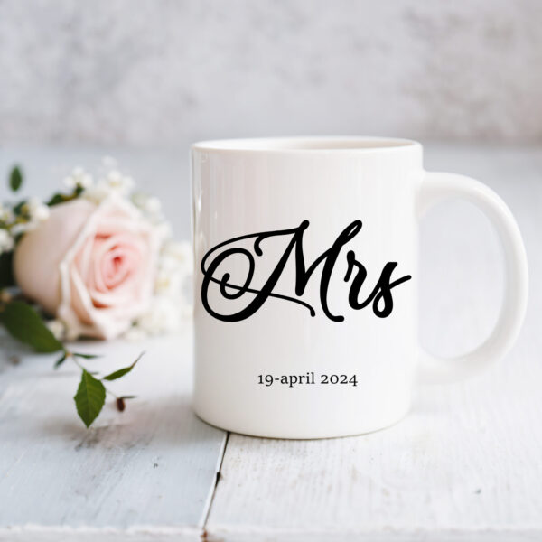 Mrs Aquarel Koffiemok Beer 1