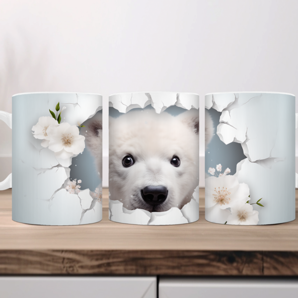 Koffiemok 3d IJsbeer