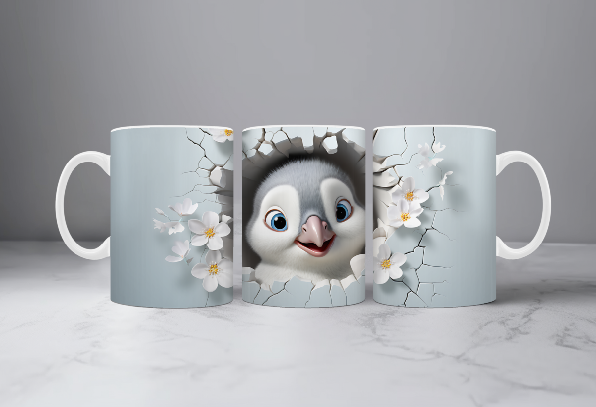 Koffiemok 3d Vogeltje 1