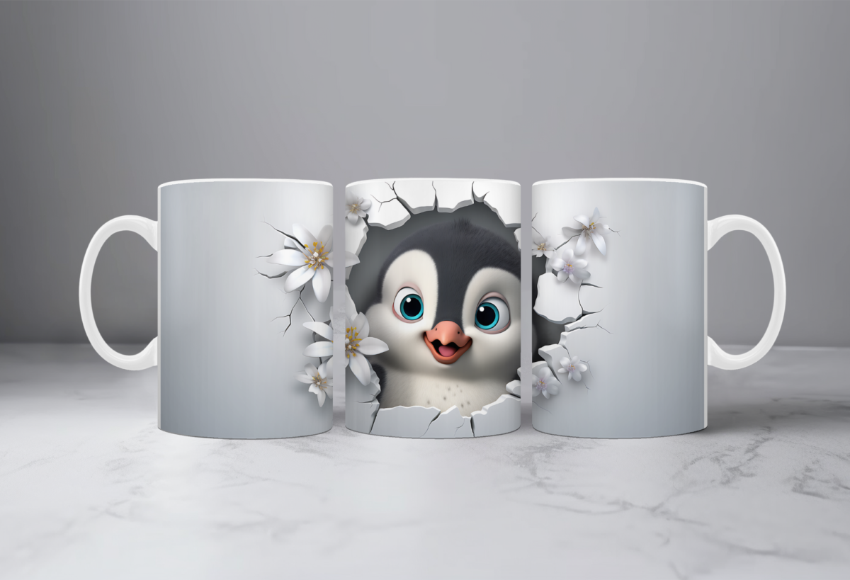 Koffiemok 3d Vogeltje 2