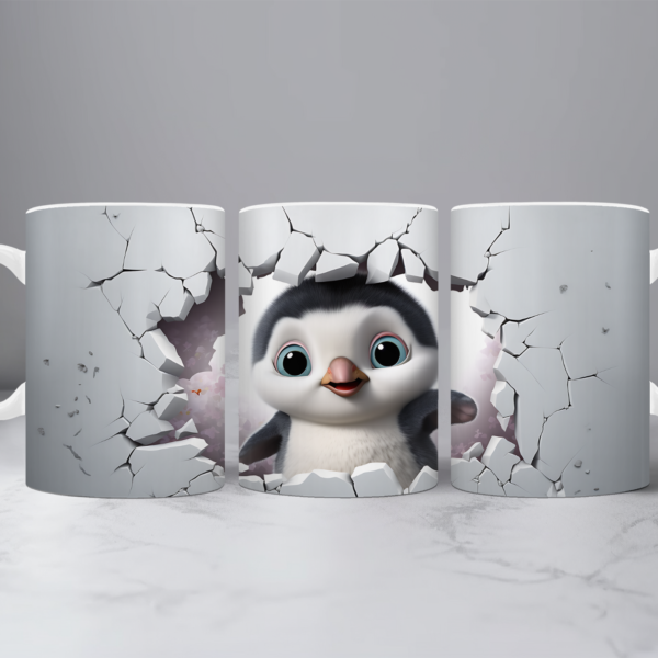 Koffiemok 3d Vogeltje 3