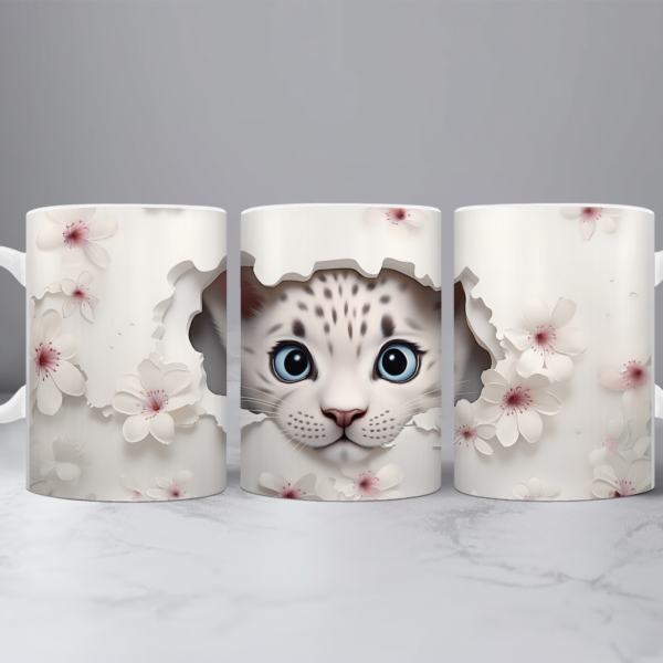 Koffiemok 3d Tijgertje 2