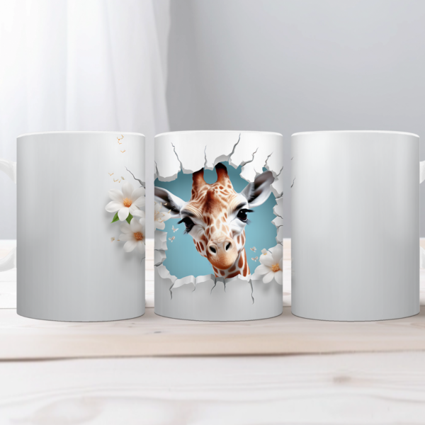 Koffiemok 3d Giraf 1