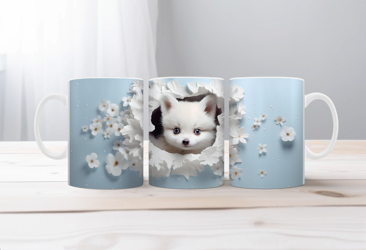 Koffiemok 3d Vosje 1