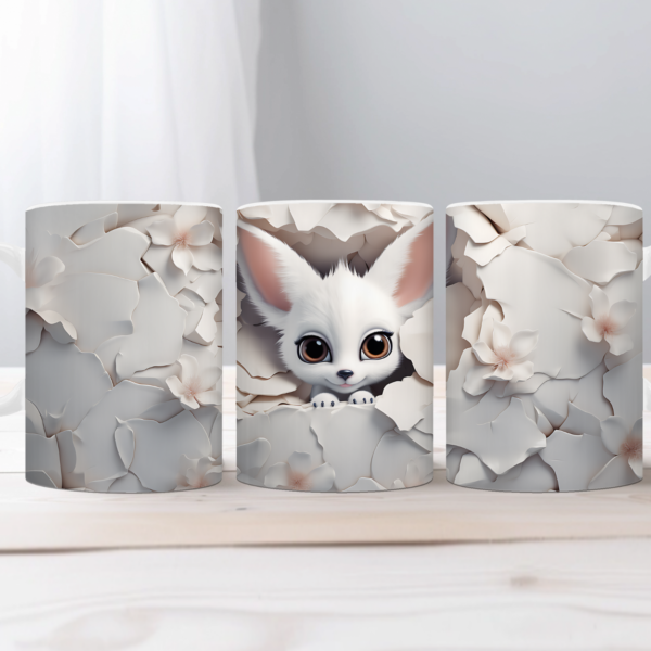 Koffiemok 3d Vosje 3