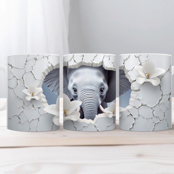 Koffiemok 3d Olifant