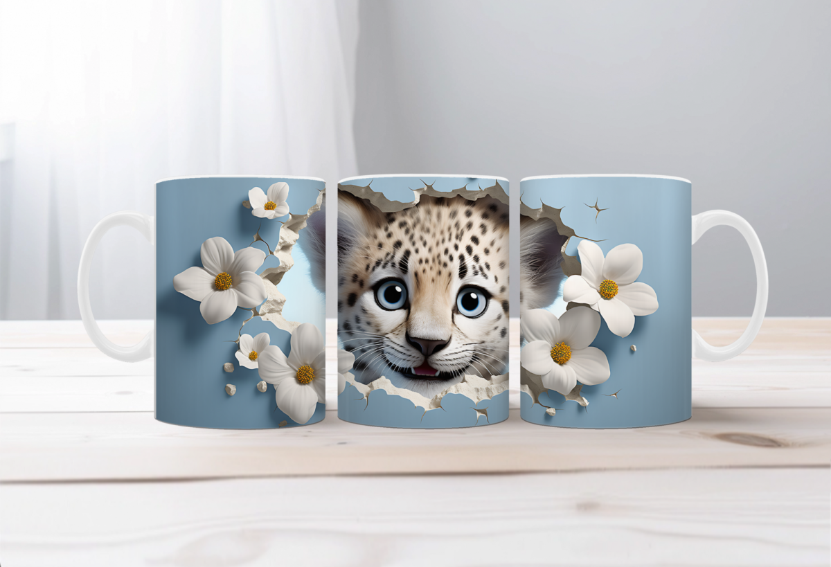 Koffiemok 3d Leeuwtje 2