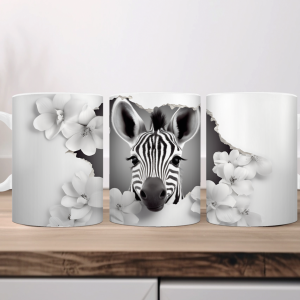 Koffiemok 3d Zeebra
