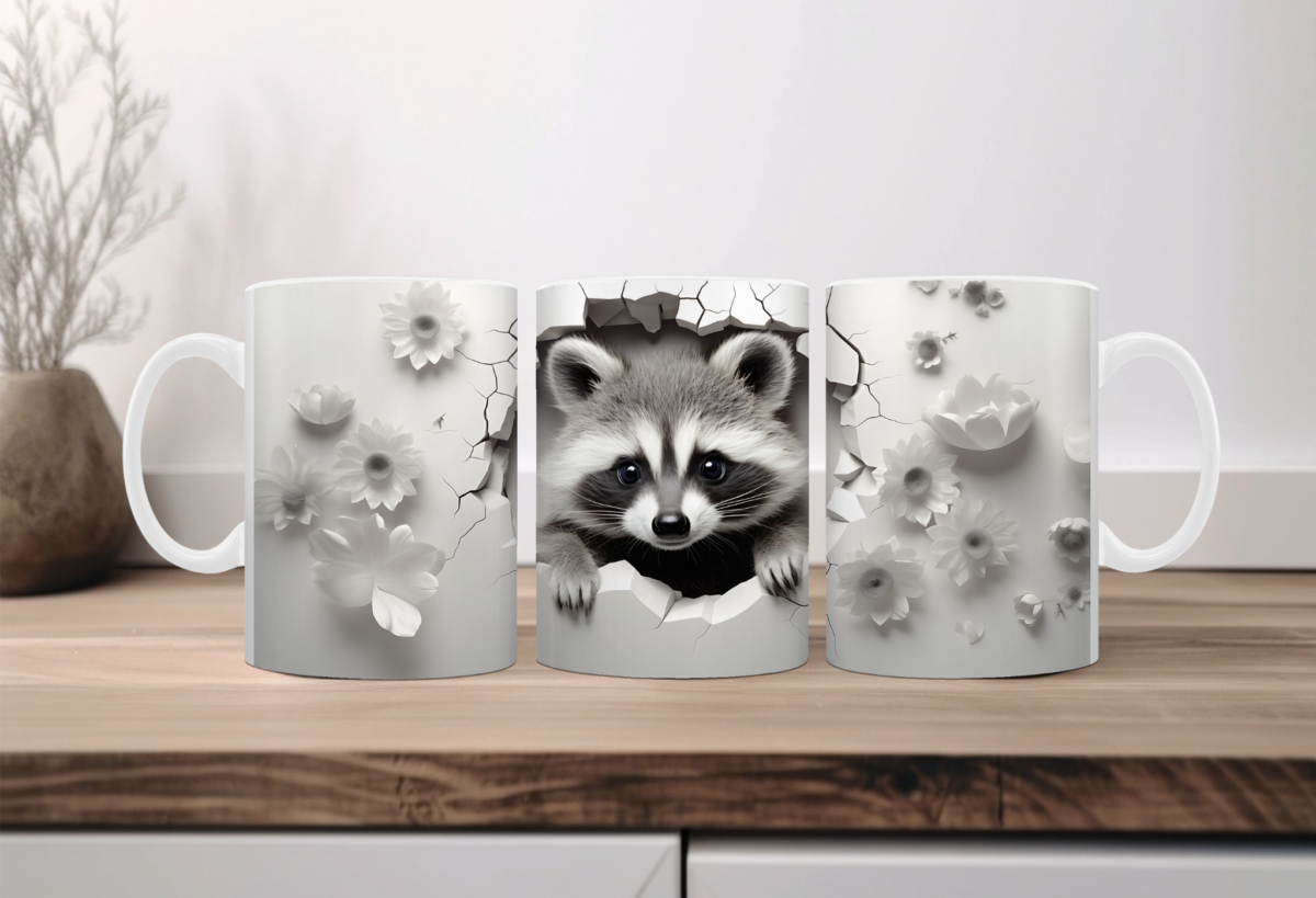 Koffiemok 3d Wasbeertje