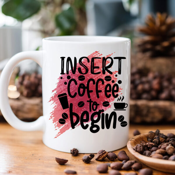 insert coffee to begin Aquarel Koffiemok Beer 1