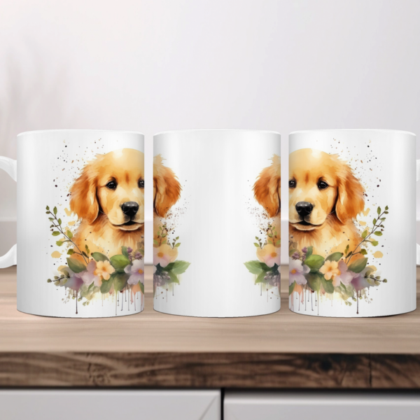 Koffiemok Golden Retriever 1