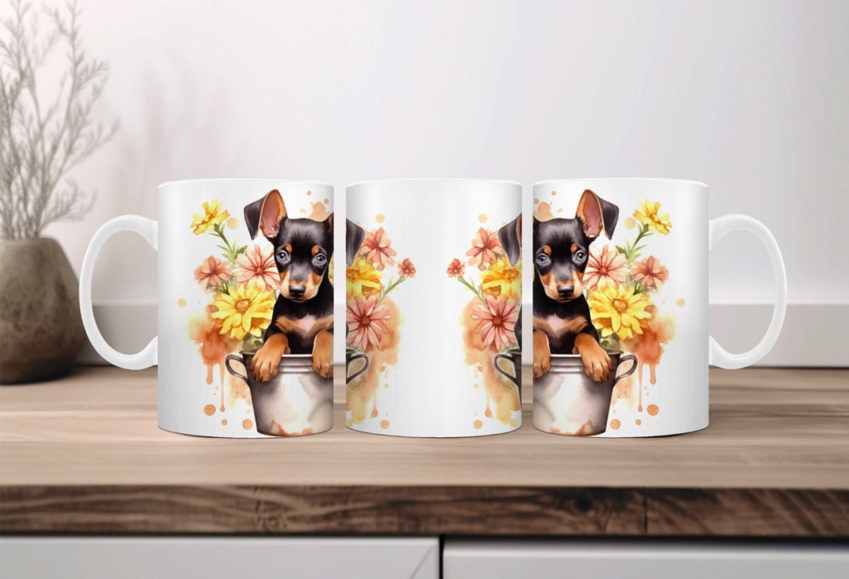 Koffiemok Dobermann 02