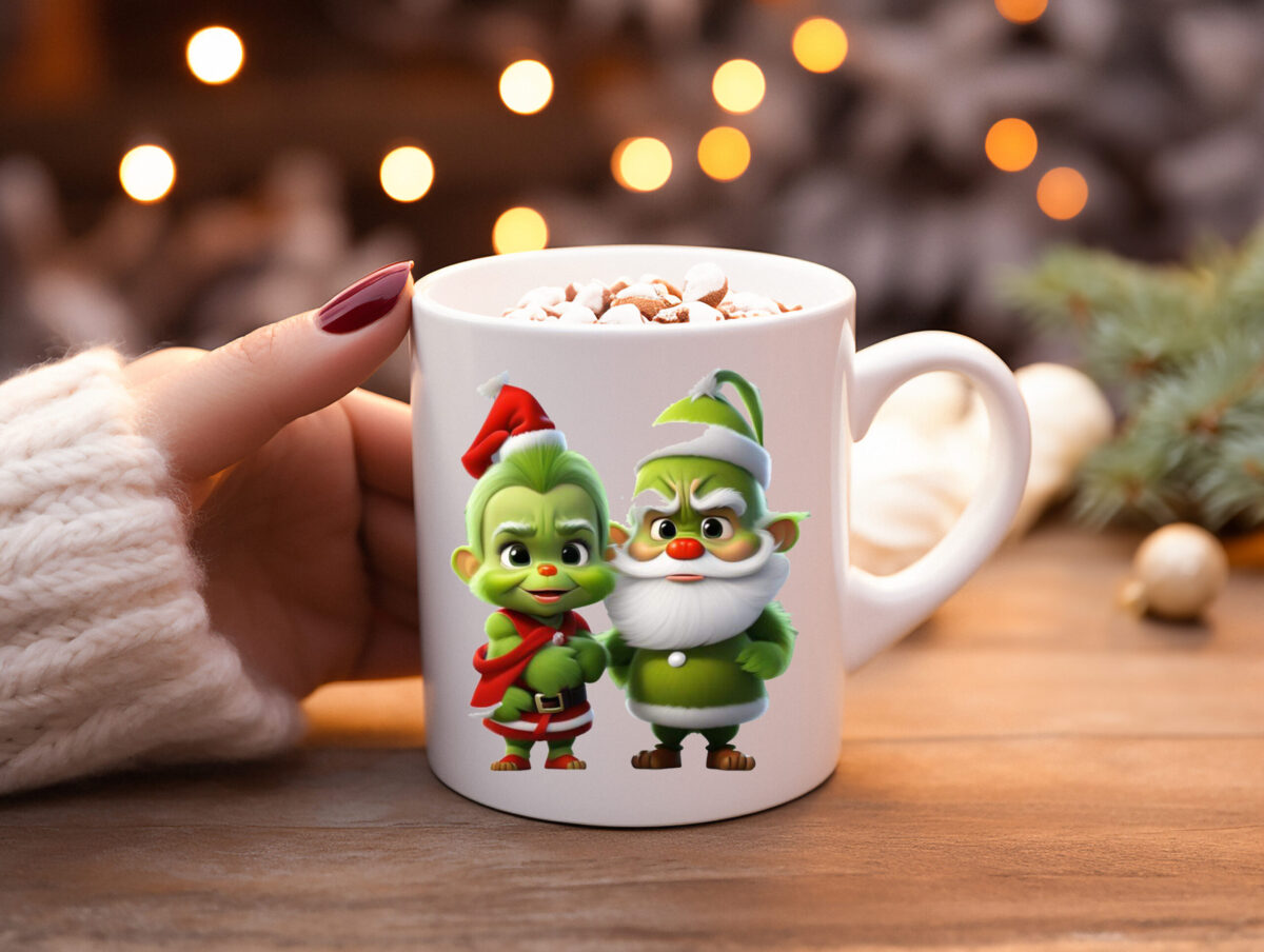 Koffiemok kerst The Grinch 08