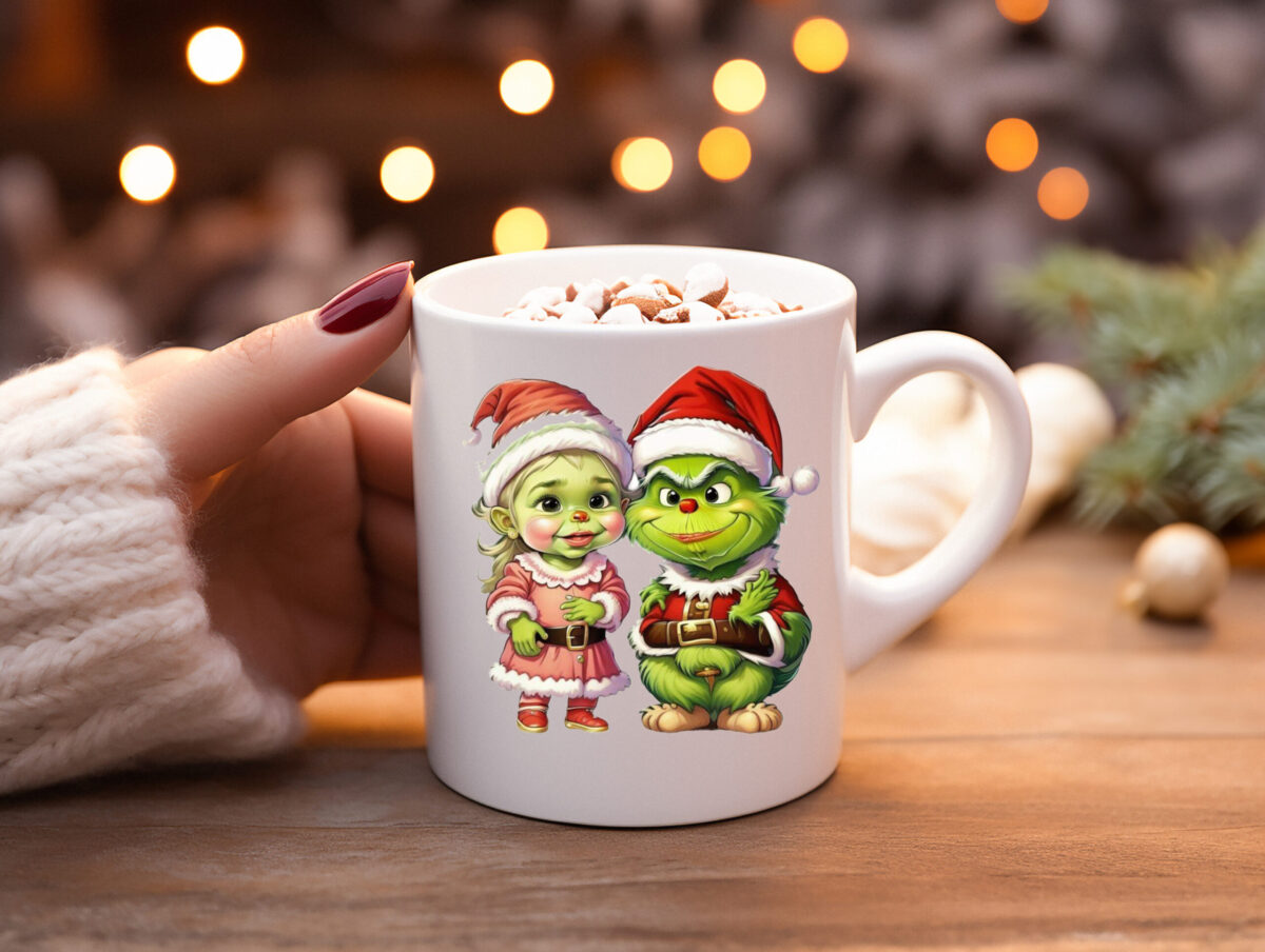 Koffiemok kerst The Grinch 13