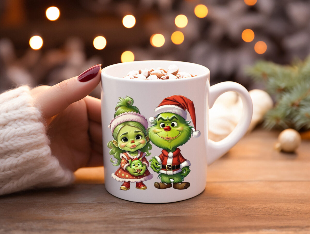 Koffiemok kerst The Grinch 14