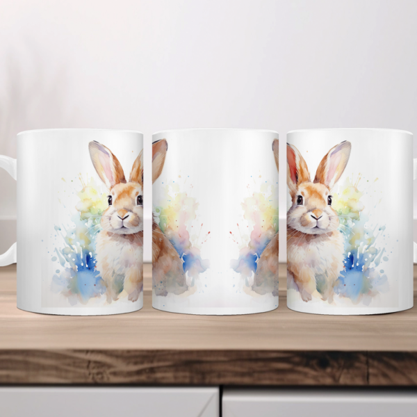 Aquarel Koffiemok Haas 1