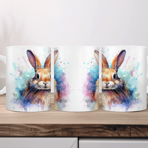 2 Aquarel Koffiemok Beer 1