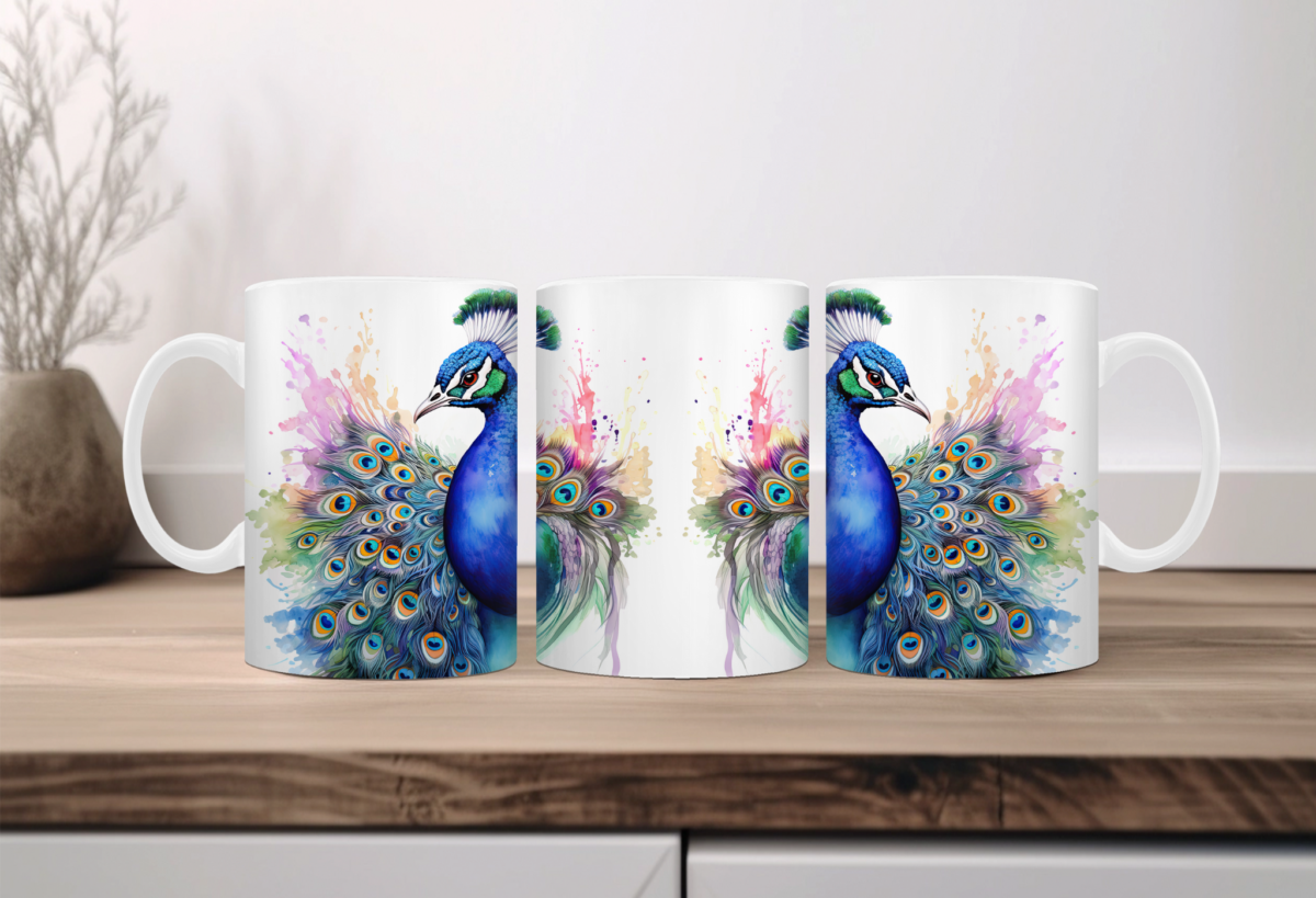 Aquarel Koffiemok Pauw 2