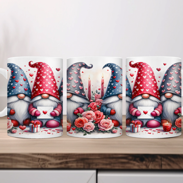 Koffiemok Valentijn Gnomes 2