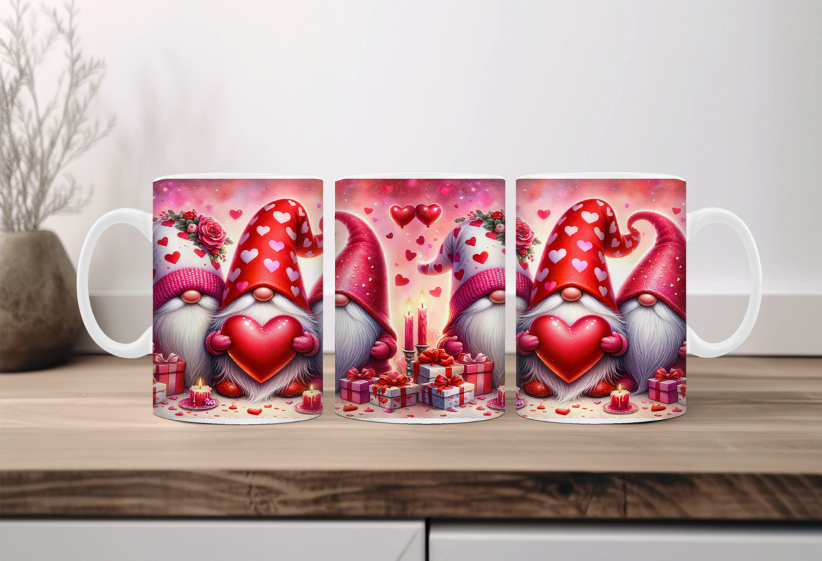 Koffiemok Valentijn Gnomes 3