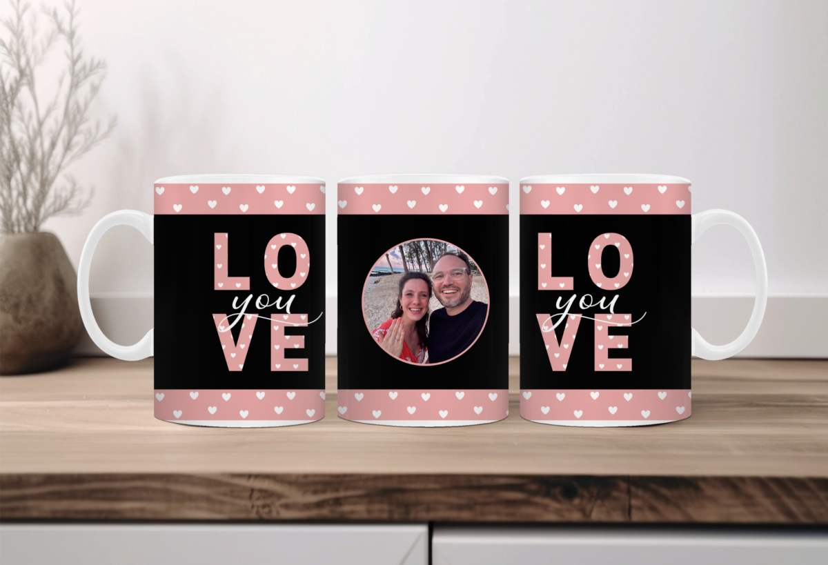 Koffiemok Valentijn Love you