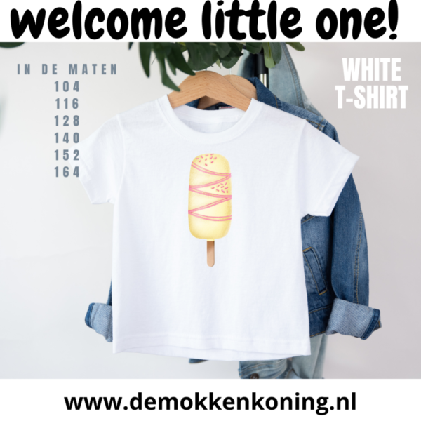 1 Kinder t-shirts met ijsjesafbeeldingen 01