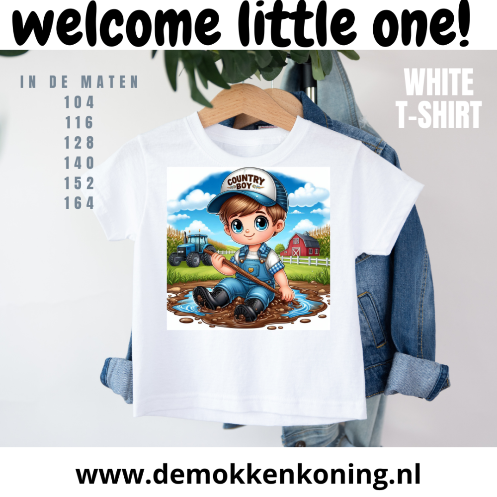 Kinder T-shirt Country Boy/ Girl 14