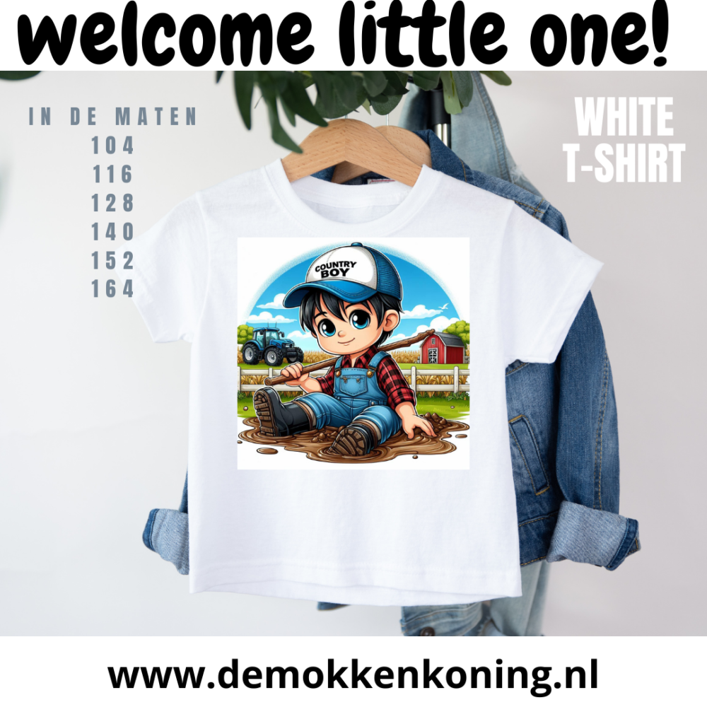 Kinder T-shirt Country Boy/ Girl 02