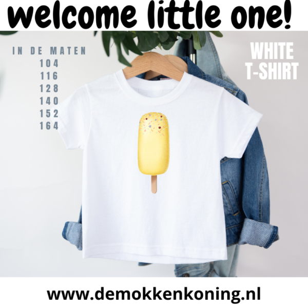 3 Kinder t-shirts met ijsjesafbeeldingen 03