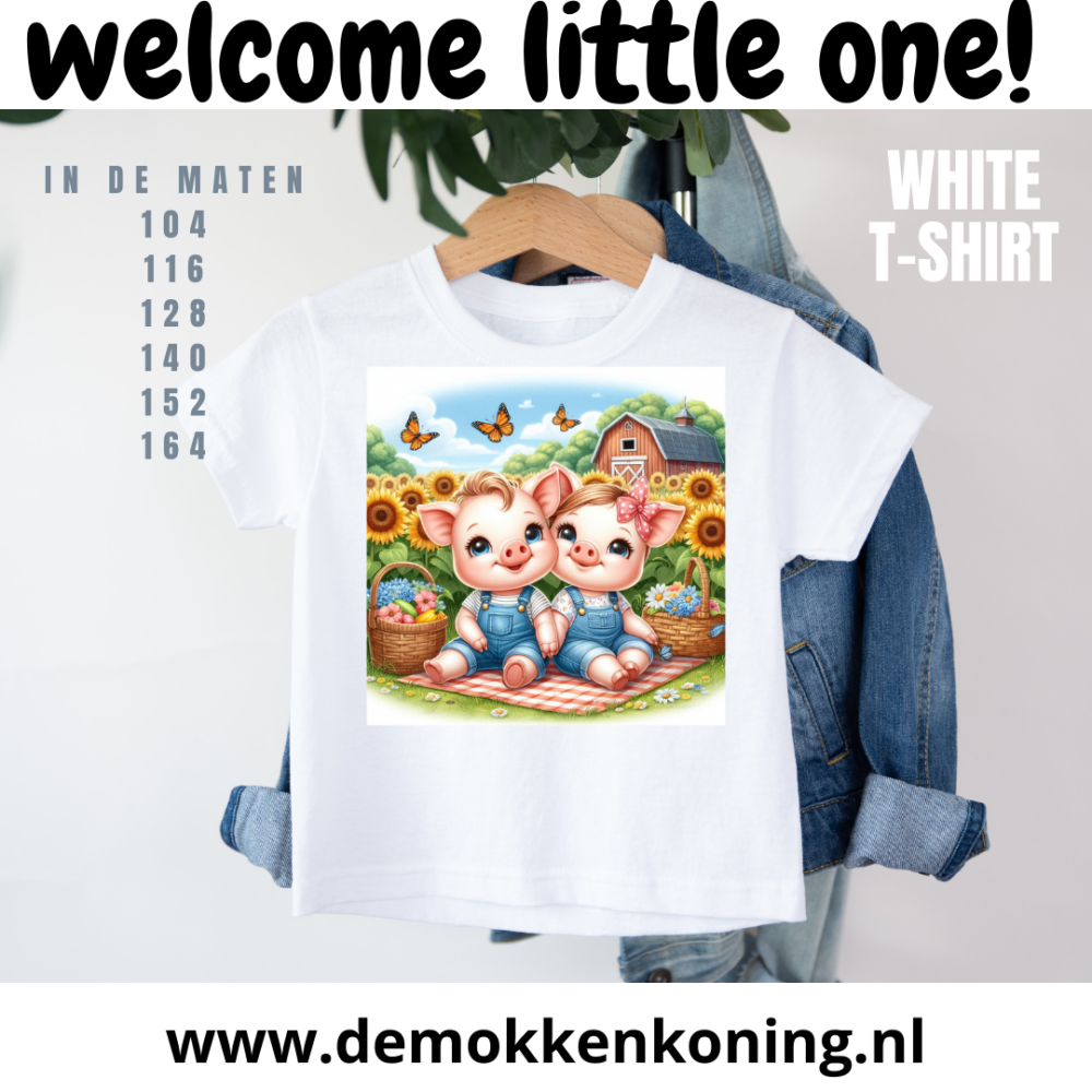 Kinder T-shirt Dieren op de boerderij 13