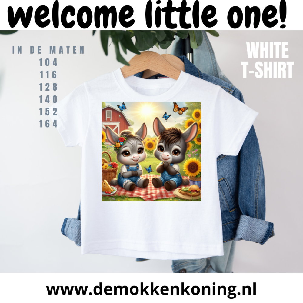 Kinder T-shirt Dieren op de boerderij 17