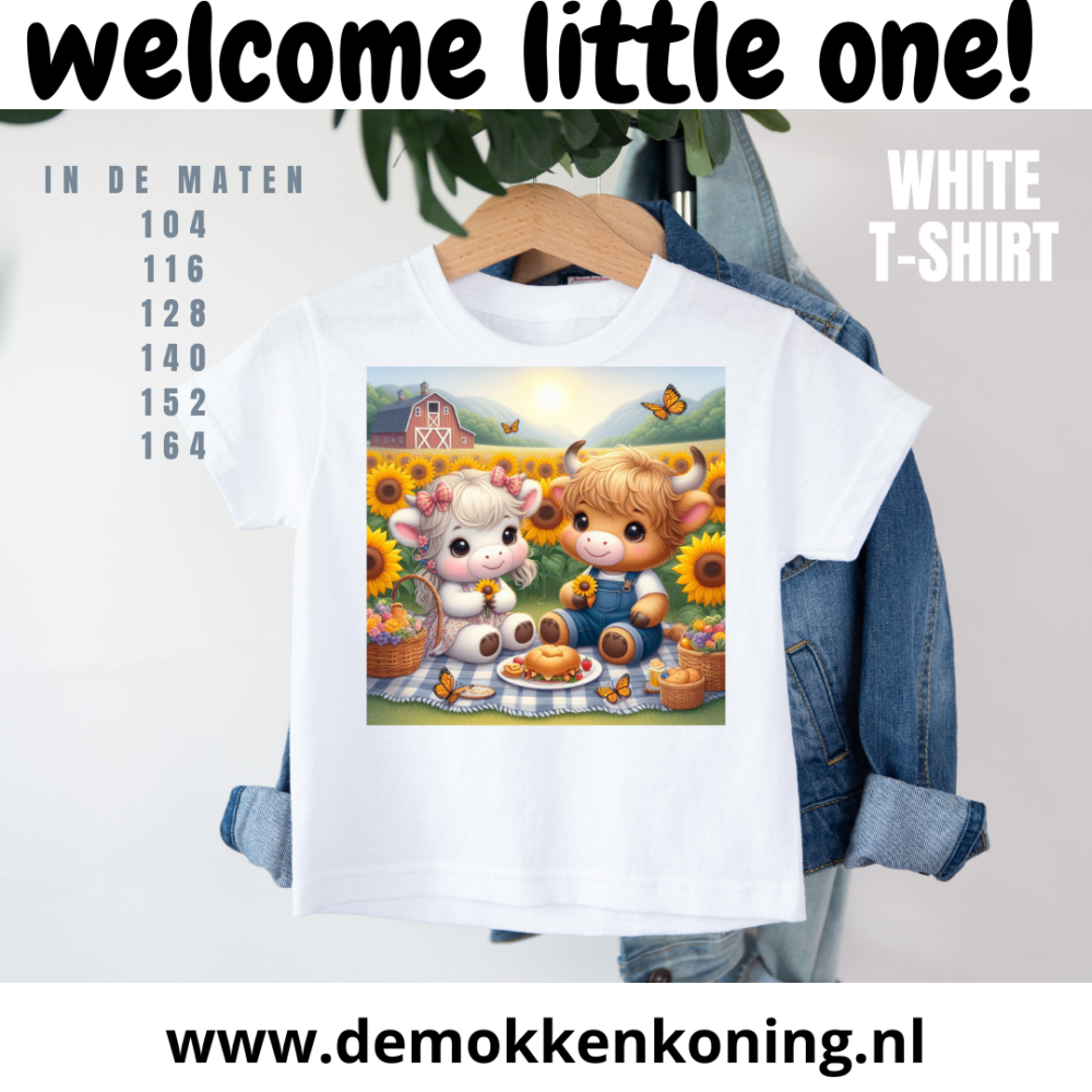 Kinder T-shirt Dieren op de boerderij 24