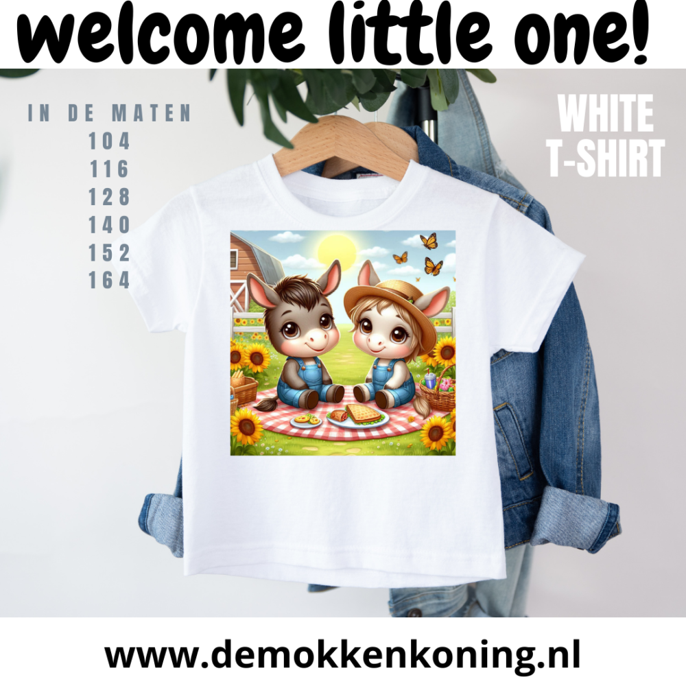 Kinder T-shirt Dieren op de boerderij 25